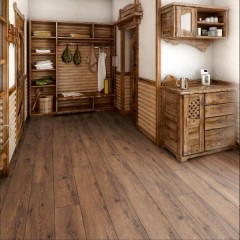 Parquets y Tarimas Outlet Krono 8 mm AC 4 Bisel V 4 Roble Marrón