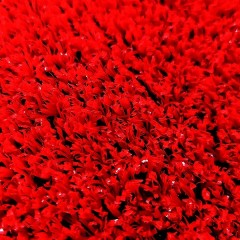 Césped Artificial de Colores Rojo 8 mm Alta Densidad Venta al Corte