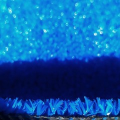 Césped Artificial de Colores Azul 8 mm en Rollo Venta al Corte