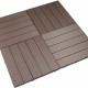 Estética de Losetas Composite WPC Loseta Chocolate 500 x 500