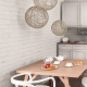 Estética de Revestimiento Pared PVC Vilo Motivo Loft Brick