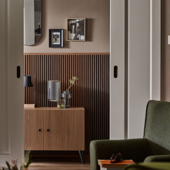 S Line Mocca Revestimiento Pared Listones Linerio, miniatura 7