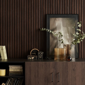 Revestimiento Pared Listones M-Line Chocolate, miniatura 5