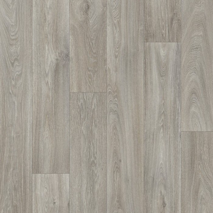 Matices del color de Suelo Vinílico en Rollo Roble Gris 696 L