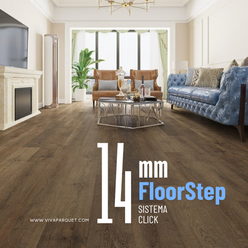 Tarima Flotante XL Click FloorStep 14 mm