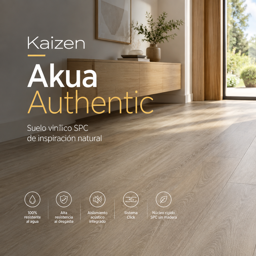 Suelo Vinílico SPC Kaizen Akua Authentic