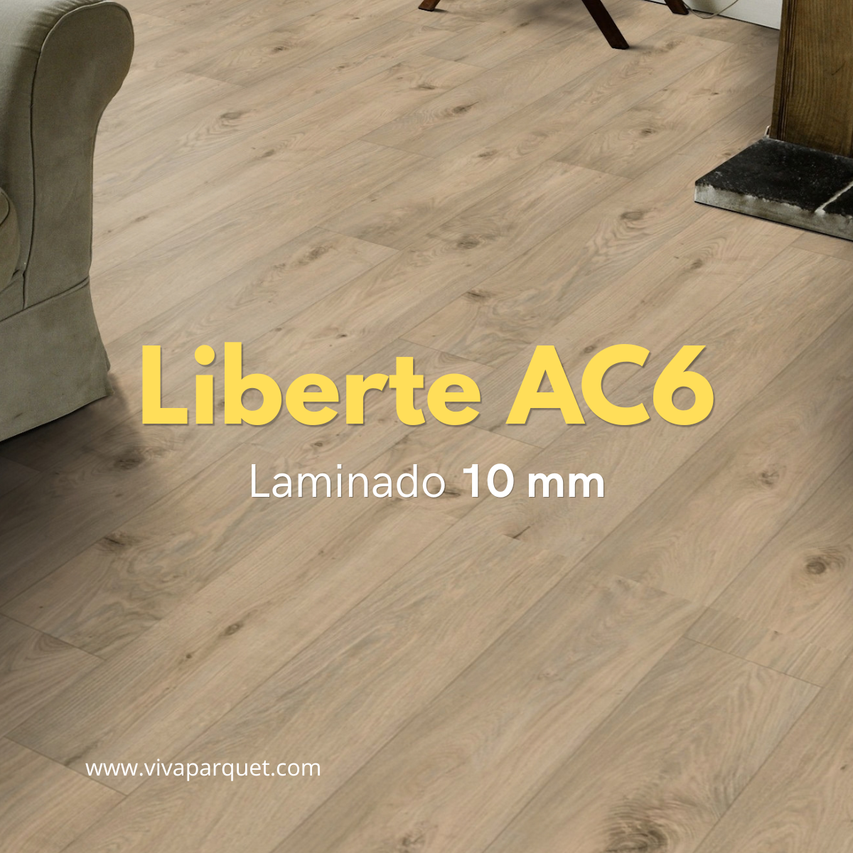 Suelo Laminado Liberte AC6 10 mm