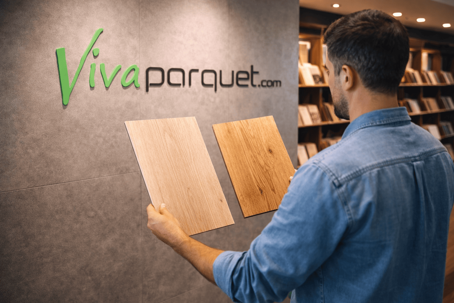 Un Cliente elige entre Suelo Laminado o Tarima Flotante